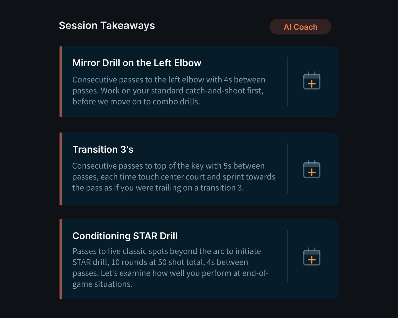 Al-Generated Training Plans
